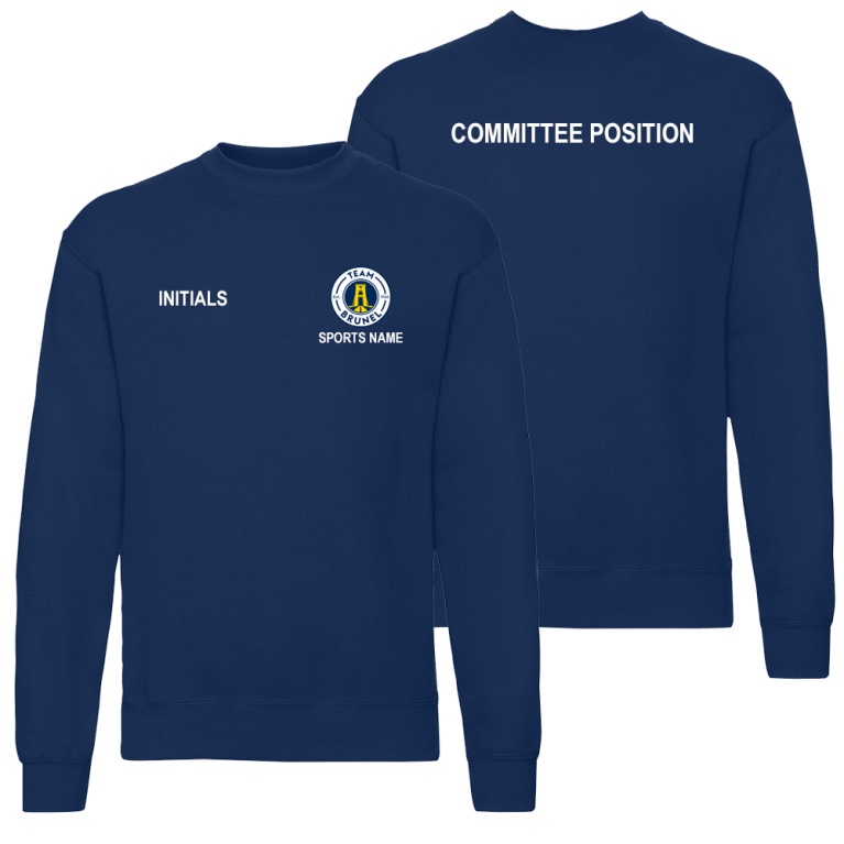 Brunel University Stash - Classic 80/20 set-in sweatshirt - Navy - Unisex Fit