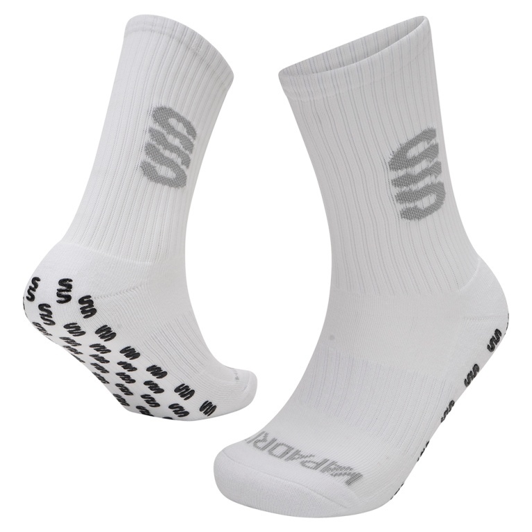 Brunel University - Quarter Gripper Sock - White