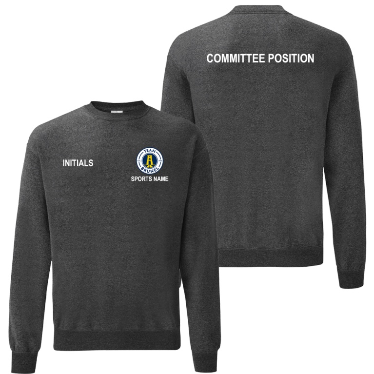 Brunel University Stash - Classic 80/20 set-in sweatshirt - Grey - Unisex Fit