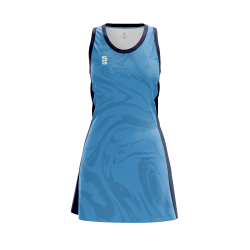 Fast Track Netball Sky Navy Black Dress Design 